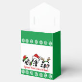 Ballotins Noël personnalisé Pandas Noël (Ouvert)