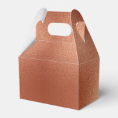 Ballotins Noël rose en bronze or (Verso)