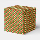 Ballotins Noël rouge et vert plaid (Arrière)