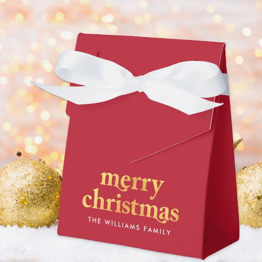 Ballotins Noël rouge moderne