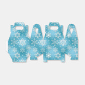 Ballotins Noël Snowflake Holiday Gable ballotin (Déplié)
