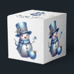 Ballotins Noël Snowman Élégant Vacances d'hiver<br><div class="desc">Snowman Noël Élégant Ballotins de vacances d'hiver. Unique,  beau,  design élégant. Facile à personnaliser. Le style de police,  la taille et les couleurs peuvent être modifiés. Éléments correspondants disponibles.</div>