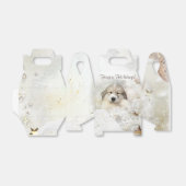 Ballotins Noël Vacances Great Pyrenees Pup Aquarelle (Déplié)