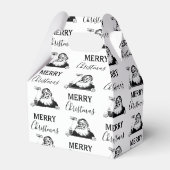 Ballotins Noël Vintage Noir Blanc Père Noël (Arrière)