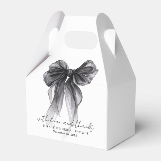 Ballotins Noeud Papillon Coquette Noir Remerciement de Maria (Verso)