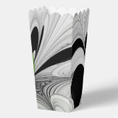 Ballotins Noir Abstrait et blanc avec art fractal vert (Recto)