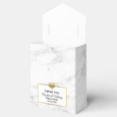 Ballotins Noir Blanc Coeur Or Marbre Favoriser Mariage (Ouvert)