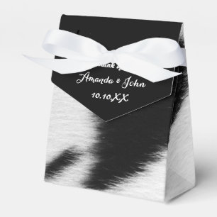 Ballotins Noir Blanc Peau de mariage Favoriser Merci