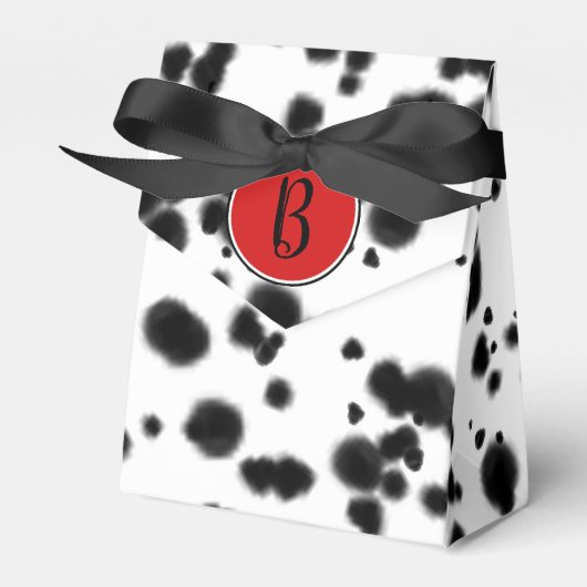 Ballotins Noir Blanc Rouge Dalmatien Spots Anniversaire (Verso)