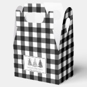 Ballotins Noir et blanc classique Buffle Plaid Noël (Ouvert)