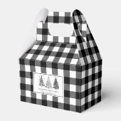 Ballotins Noir et blanc classique Buffle Plaid Noël (Verso)