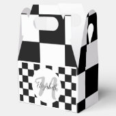 Ballotins Noir et blanc Élégant esthétique (Ouvert)