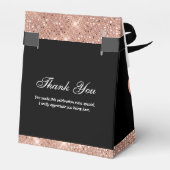 Ballotins Noir et or rose Glam personnalisable (Arrière)