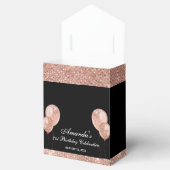 Ballotins Noir et or rose Glam personnalisable (Ouvert)