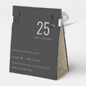 Ballotins Noir Gras Minimal Blush Chaque Année Anniversaire (Arrière)