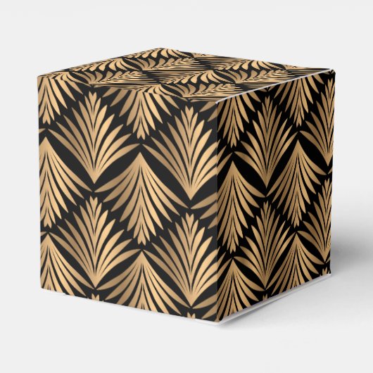 Ballotins Noir Rétro Or Art Déco Gatsby Mariage Fête (Arrière)