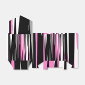 Ballotins Noir rose et blanc Abstrait (Déplié)