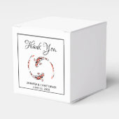 Ballotins Noir & Rouge Japonais Poisson Koi Mariage artistiq (Verso)