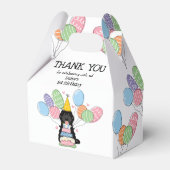 Ballotins Noir Tuxedo Cockapoo Cavapoo Merci d'anniversaire (Verso)