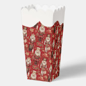 Ballotins Noisettes rouges motif Noël enneigé (Verso)