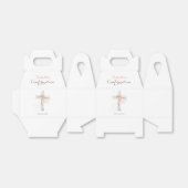 Ballotins Nom de croix florale de confirmation blanche moder (Déplié)