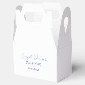 Ballotins nom de douche de couple date violet tendance simpl (Ouvert)