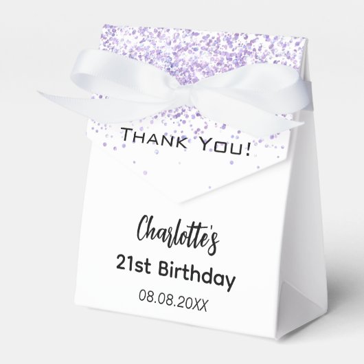 Ballotins Nom de lavande blanche merci (Verso)