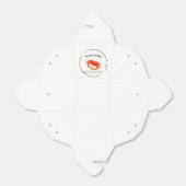 Ballotins Nom de logo de restaurant de fruits de mer au maïs (Déplié)