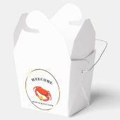 Ballotins Nom de logo de restaurant de fruits de mer au maïs (Ouvert)