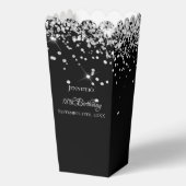 Ballotins Nom du confetti en argent noir (Verso)