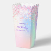 Ballotins Nom du confetti rose holographique (Verso)