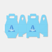 Ballotins Nom du garçon Lettre personnalisée Plaid A Custom (Déplié)