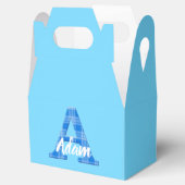 Ballotins Nom du garçon Lettre personnalisée Plaid A Custom (Ouvert)