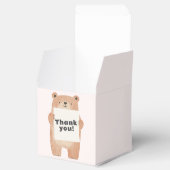 Ballotins Nom ou message de l'ours mignon Signer rose (Ouvert)