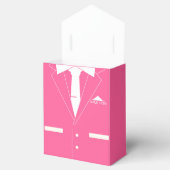 Ballotins Nom personnalisé Ballotin avec costume rose avec c (Ouvert)