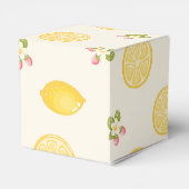 Ballotins Nom personnalisé floral citron été sur mesure (Arrière)