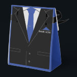 Ballotins Nom personnalisé Funny Business Suit Cravate boîte<br><div class="desc">Personnalisé Nom personnalisé Texte Costume professionnel élégant avec boîte cadeau Cravate Conception - Ajouter votre nom / Texte avec outil de personnalisation! Choisissez la police / taille / couleur ! Bonne chance - Soyez heureux :)</div>