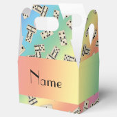 Ballotins Nom personnalisé rainbow dominos (Ouvert)