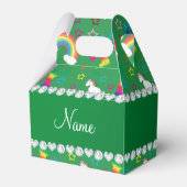 Ballotins Nom vert guerrier arc-en-ciel étoile (Verso)