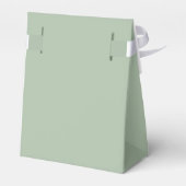 Ballotins Nom Vert Sauge Élégant Moderne Monogramme Boho (Arrière)