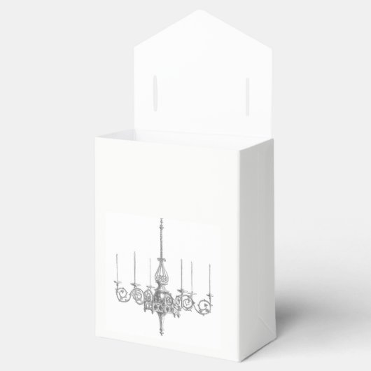 Ballotins Noms de lustre noir blanc Date Mariage Favoriser (Ouvert)