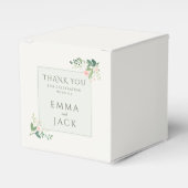 Ballotins Noms de verdure rose douce mariage (Verso)