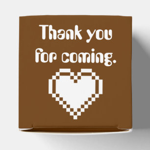 Ballotins Nos Coeurs 8 bits en Ballotin au chocolat