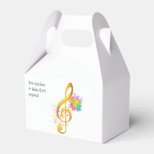 Ballotins Note musicale Fun Treble Clef. Texte modifiable (Verso)