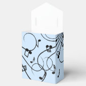 Ballotins Notes de musique fantaisie Bleu (Ouvert)