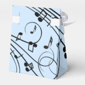 Ballotins Notes de musique fantaisie Bleu (Arrière)