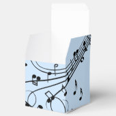 Ballotins Notes de musique fantaisie Bleu (Ouvert)