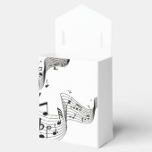 Ballotins Notes de musique sur blanc (Ouvert)