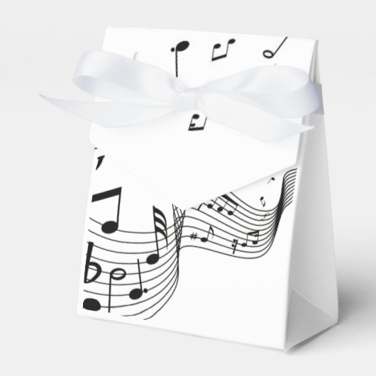 Ballotins Notes de musique sur blanc (Verso)