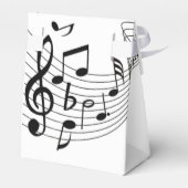 Ballotins Notes de musique sur blanc (Arrière)